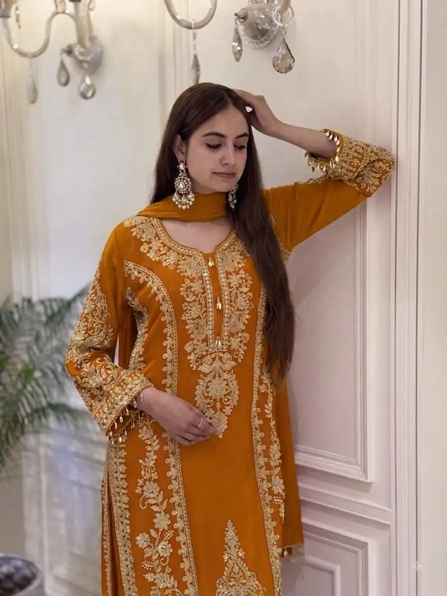 SRK 5365 Mastered Faux Georgette Salwar Suit erfect for Wedding, Party, Mehendi, Pongal, Reception – . Available at ₹2449 only. Delivery 4-6 Working Days | Jump Suits, Salwar suit, Casual Suits, Creative suits, Designer Suits, Palazzo Suits, Party Wear Suits, Patiala Suits, Straight Suits