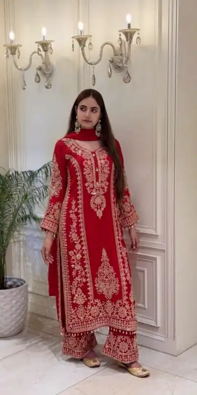 SRK 5365 Pink Faux Georgette Salwar Suit erfect for Wedding, Party, Mehendi, Pongal, Reception – . Available at ₹2449 only. Delivery 4-6 Working Days | Jump Suits, Salwar suit, Casual Suits, Creative suits, Designer Suits, Palazzo Suits, Party Wear Suits, Patiala Suits, Straight Suits