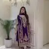 SRK 5365 Purple Faux Georgette Salwar Suit erfect for Wedding, Party, Mehendi, Pongal, Reception – . Available at ₹2449 only. Delivery 4-6 Working Days | Jump Suits, Salwar suit, Casual Suits, Creative suits, Designer Suits, Palazzo Suits, Party Wear Suits, Patiala Suits, Straight Suits