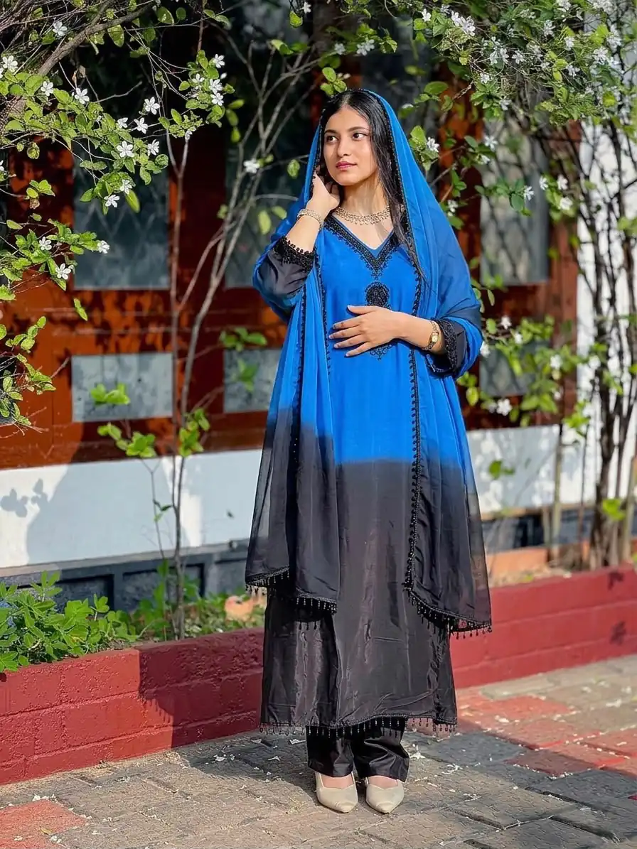 SR 1710 Blue French Crep Silk Salwar Suit Perfect for Wedding, Party, Engagement, Baisakhi, Pongal – . Special Price ₹2149. Delivery 4-6 Working Days | Jump Suits, Salwar suit, Casual Suits, Creative suits, Designer Suits, Palazzo Suits, Party Wear Suits, Patiala Suits, Straight Suits