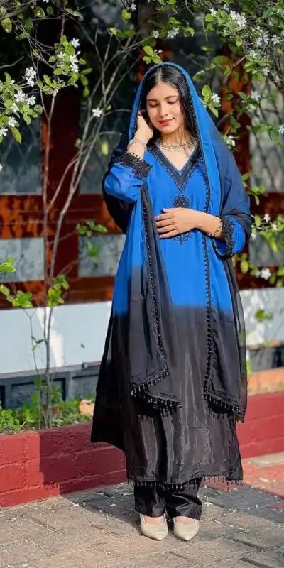 SR 1710 Blue French Crep Silk Salwar Suit Perfect for Wedding, Party, Engagement, Baisakhi, Pongal – . Special Price ₹2149. Delivery 4-6 Working Days | Jump Suits, Salwar suit, Casual Suits, Creative suits, Designer Suits, Palazzo Suits, Party Wear Suits, Patiala Suits, Straight Suits