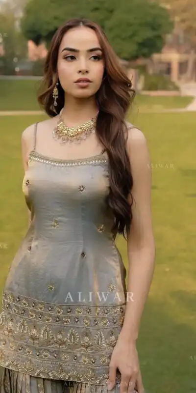 ST 227 Grey in Color Organza Silk Embroidery Work Salwar Suit . Festive Deal ₹2399. Delivery 4-6 Working Days. Online Shop now. | Jump Suits, Salwar suit, Casual Suits, Creative suits, Designer Suits, Palazzo Suits, Party Wear Suits, Patiala Suits, Straight Suits