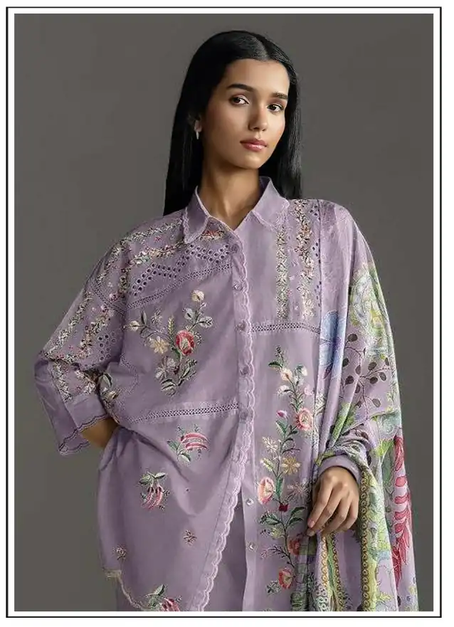 FC 1228 Lavender Cambric Cotton Salwar Suit with Digital Print & Embroidery Work. Festive Deal ₹2499. Delivery 4-6 Working Days. Shop now. | Jump Suits, Salwar suit, Casual Suits, Creative suits, Designer Suits, Palazzo Suits, Party Wear Suits, Patiala Suits, Straight Suits