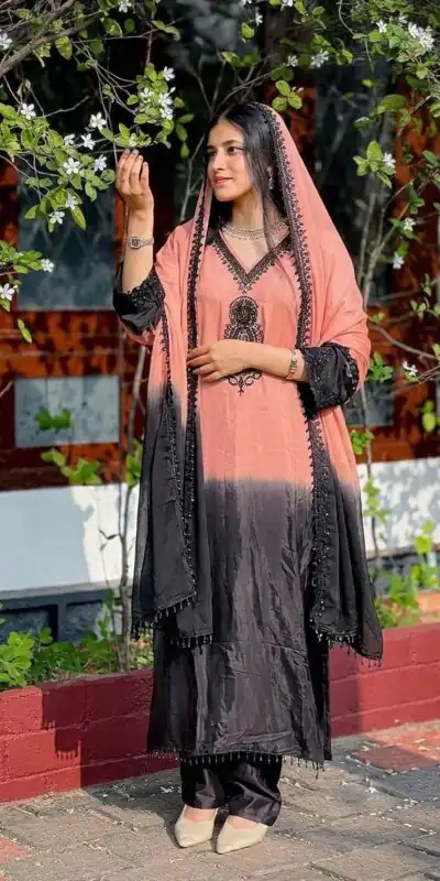 SR 1710 Peach French Crep Silk Salwar Suit Perfect for Wedding, Party, Engagement, Baisakhi, Pongal – . Special Price ₹2149. Delivery 4-6 Working Days | Jump Suits, Salwar suit, Casual Suits, Creative suits, Designer Suits, Palazzo Suits, Party Wear Suits, Patiala Suits, Straight Suits