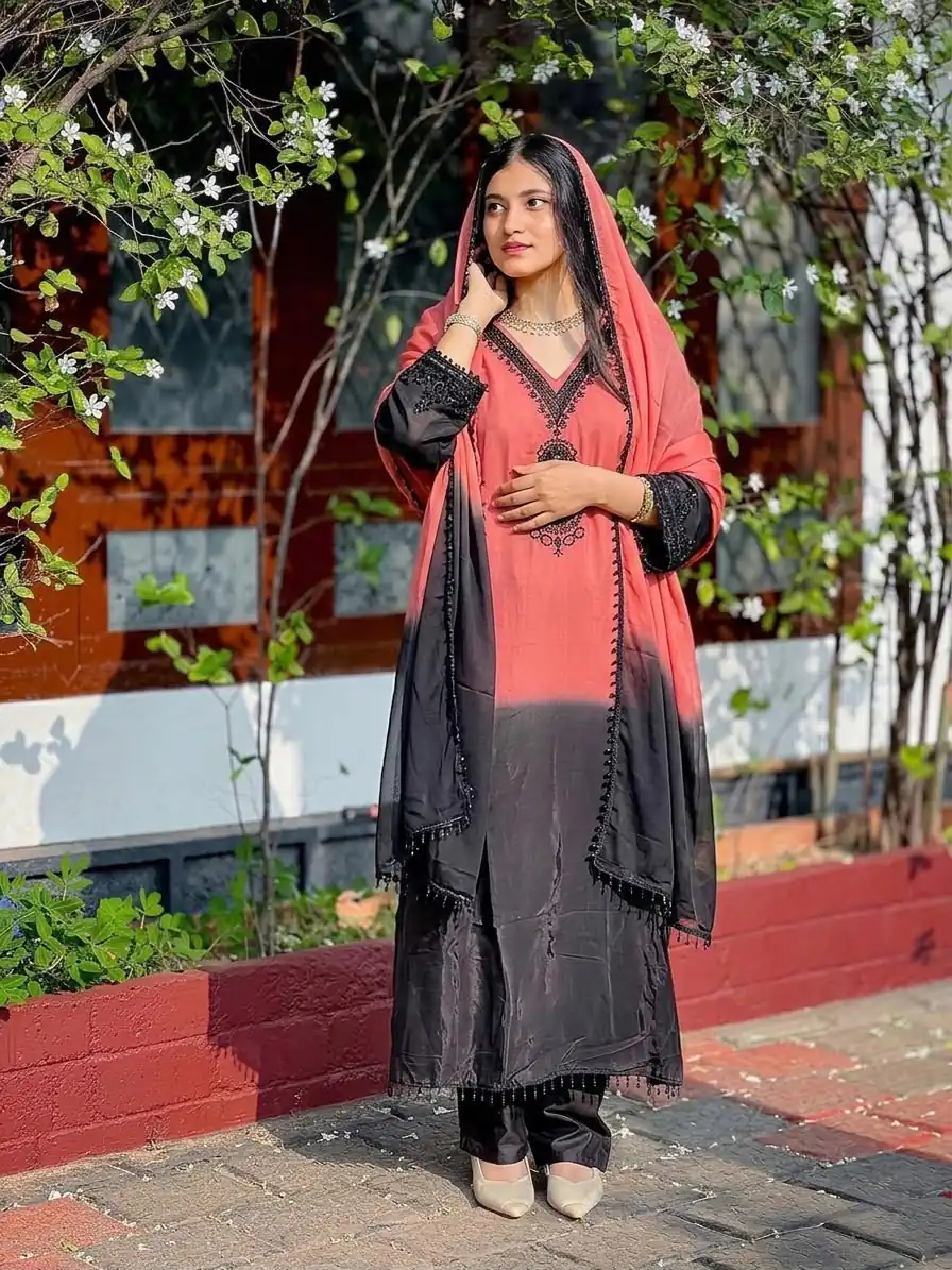 SR 1710 Peach French Crep Silk Salwar Suit Perfect for Wedding, Party, Engagement, Baisakhi, Pongal – . Special Price ₹2149. Delivery 4-6 Working Days | Jump Suits, Salwar suit, Casual Suits, Creative suits, Designer Suits, Palazzo Suits, Party Wear Suits, Patiala Suits, Straight Suits