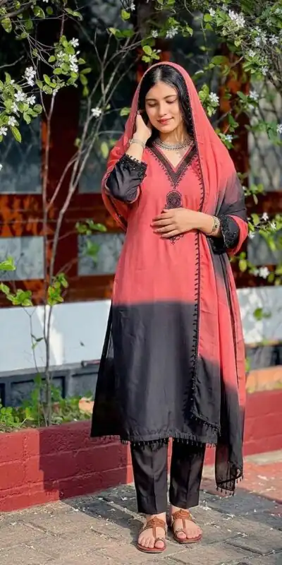 SR 1710 Peach French Crep Silk Salwar Suit Perfect for Wedding, Party, Engagement, Baisakhi, Pongal – . Special Price ₹2149. Delivery 4-6 Working Days | Jump Suits, Salwar suit, Casual Suits, Creative suits, Designer Suits, Palazzo Suits, Party Wear Suits, Patiala Suits, Straight Suits