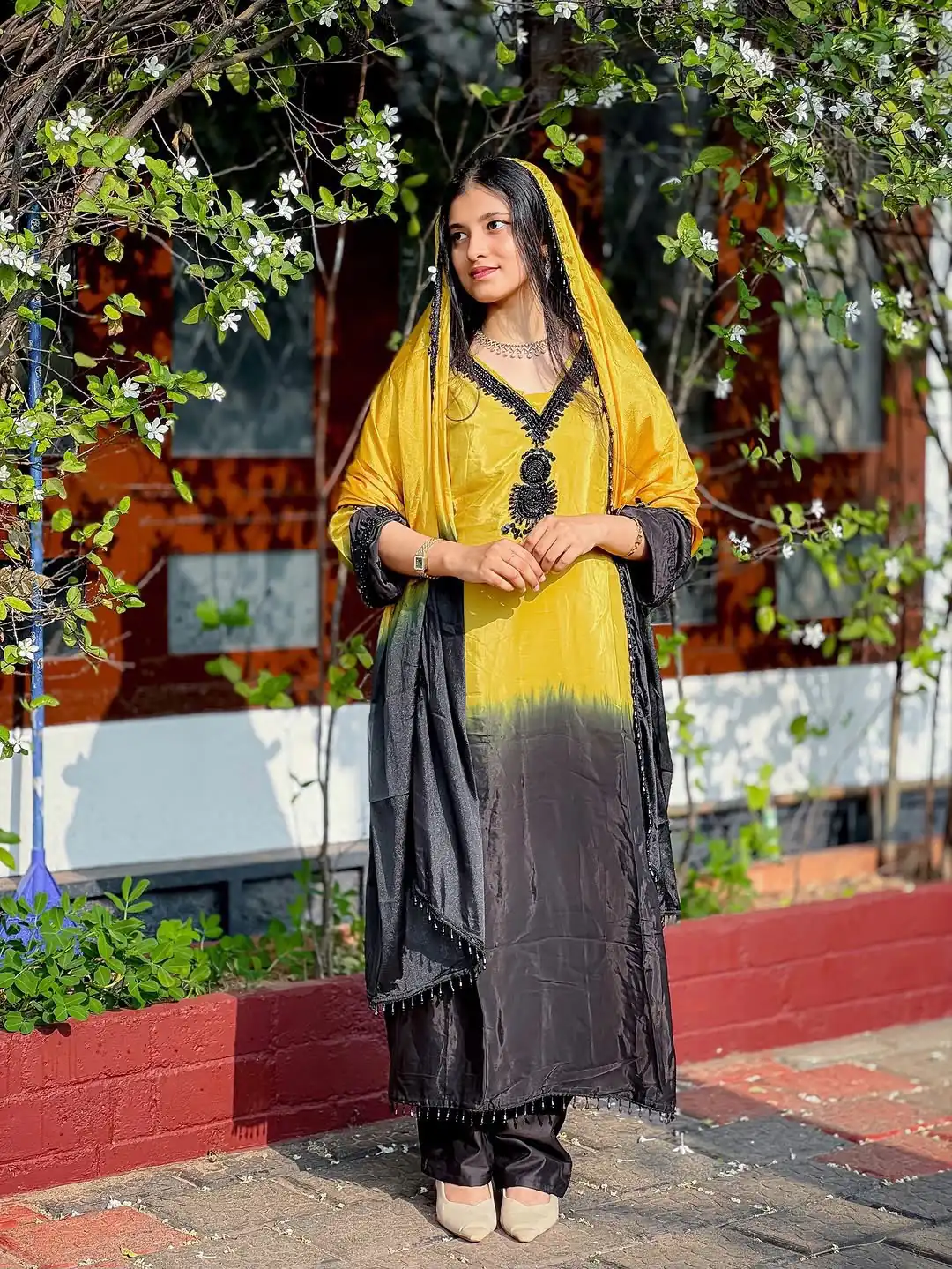 SR 1710 Yellow French Crep Silk Salwar Suit Perfect for Wedding, Party, Engagement, Baisakhi, Pongal – . Special Price ₹2149. Delivery 4-6 Working Days | Jump Suits, Salwar suit, Casual Suits, Creative suits, Designer Suits, Palazzo Suits, Party Wear Suits, Patiala Suits, Straight Suits