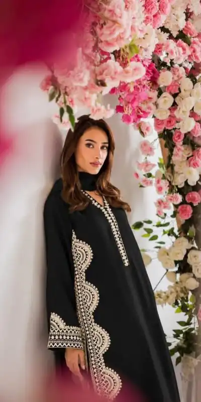 RTC 6060 Black in Biscuit Slab. Thread Embroidery & Embroidery Work Salwar Suit Special Price ₹2399. Delivery 4-6 Working Days. Shop now. | Jump Suits, Salwar suit, Casual Suits, Creative suits, Designer Suits, Palazzo Suits, Party Wear Suits, Patiala Suits, Straight Suits