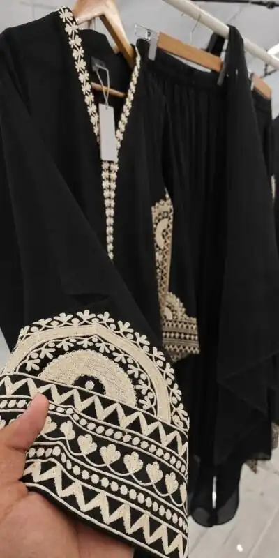 RTC 6060 Black in Biscuit Slab. Thread Embroidery & Embroidery Work Salwar Suit Special Price ₹2399. Delivery 4-6 Working Days. Shop now. | Jump Suits, Salwar suit, Casual Suits, Creative suits, Designer Suits, Palazzo Suits, Party Wear Suits, Patiala Suits, Straight Suits