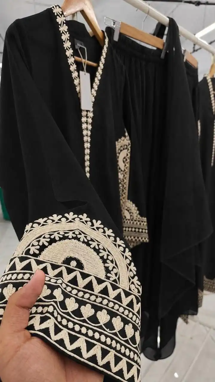 RTC 6060 Black in Biscuit Slab. Thread Embroidery & Embroidery Work Salwar Suit Special Price ₹2399. Delivery 4-6 Working Days. Shop now. | Jump Suits, Salwar suit, Casual Suits, Creative suits, Designer Suits, Palazzo Suits, Party Wear Suits, Patiala Suits, Straight Suits