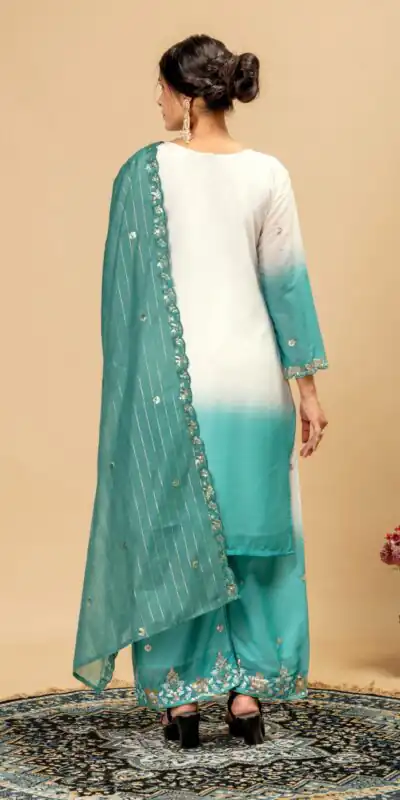 ST 1198 Firozi in Star Georgette Embroidery Work Salwar Suit . Introductory Price ₹2399. Delivery 4-6 Working Days. Shop now. | Jump Suits, Salwar suit, Casual Suits, Creative suits, Designer Suits, Palazzo Suits, Party Wear Suits, Patiala Suits, Straight Suits