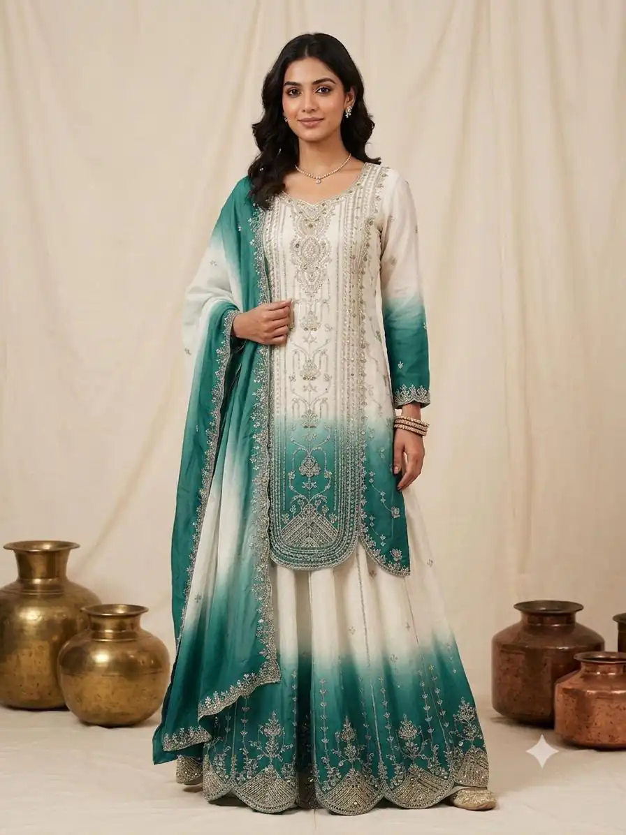 LG 2128 Firozi  in Star Georgette Embroidery Work Salwar Suit . Introductory Price ₹2399. Delivery 4-6 Working Days. Shop now. | Jump Suits, Salwar suit, Casual Suits, Creative suits, Designer Suits, Palazzo Suits, Party Wear Suits, Patiala Suits, Straight Suits