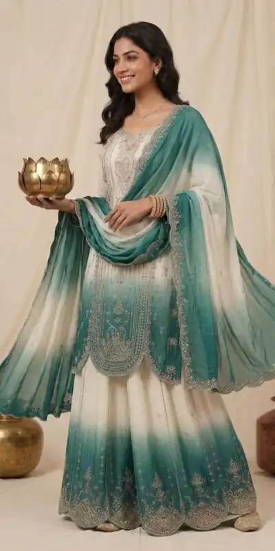 LG 2128 Firozi  in Star Georgette Embroidery Work Salwar Suit . Introductory Price ₹2399. Delivery 4-6 Working Days. Shop now. | Jump Suits, Salwar suit, Casual Suits, Creative suits, Designer Suits, Palazzo Suits, Party Wear Suits, Patiala Suits, Straight Suits