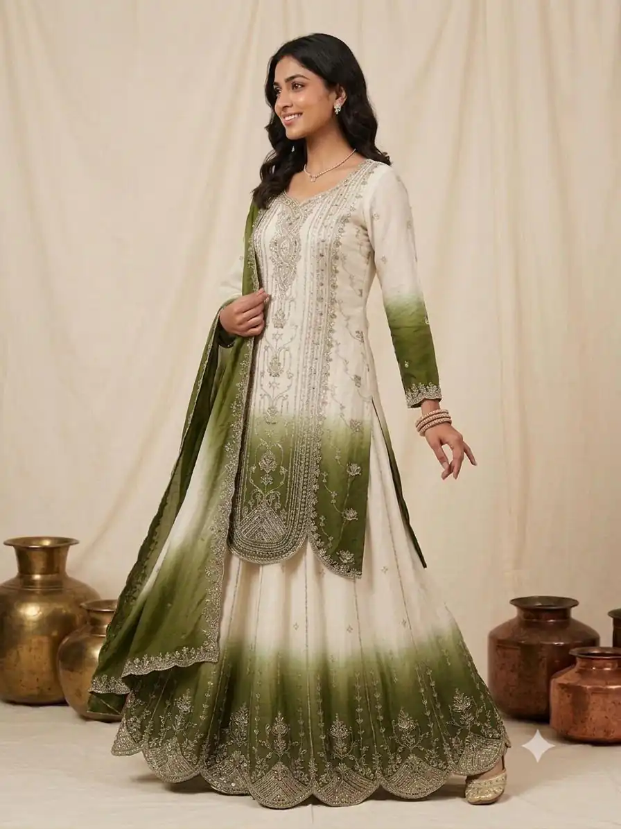 LG 2128 Green in Star Georgette Embroidery Work Salwar Suit . Introductory Price ₹2399. Delivery 4-6 Working Days. Shop now. | Jump Suits, Salwar suit, Casual Suits, Creative suits, Designer Suits, Palazzo Suits, Party Wear Suits, Patiala Suits, Straight Suits