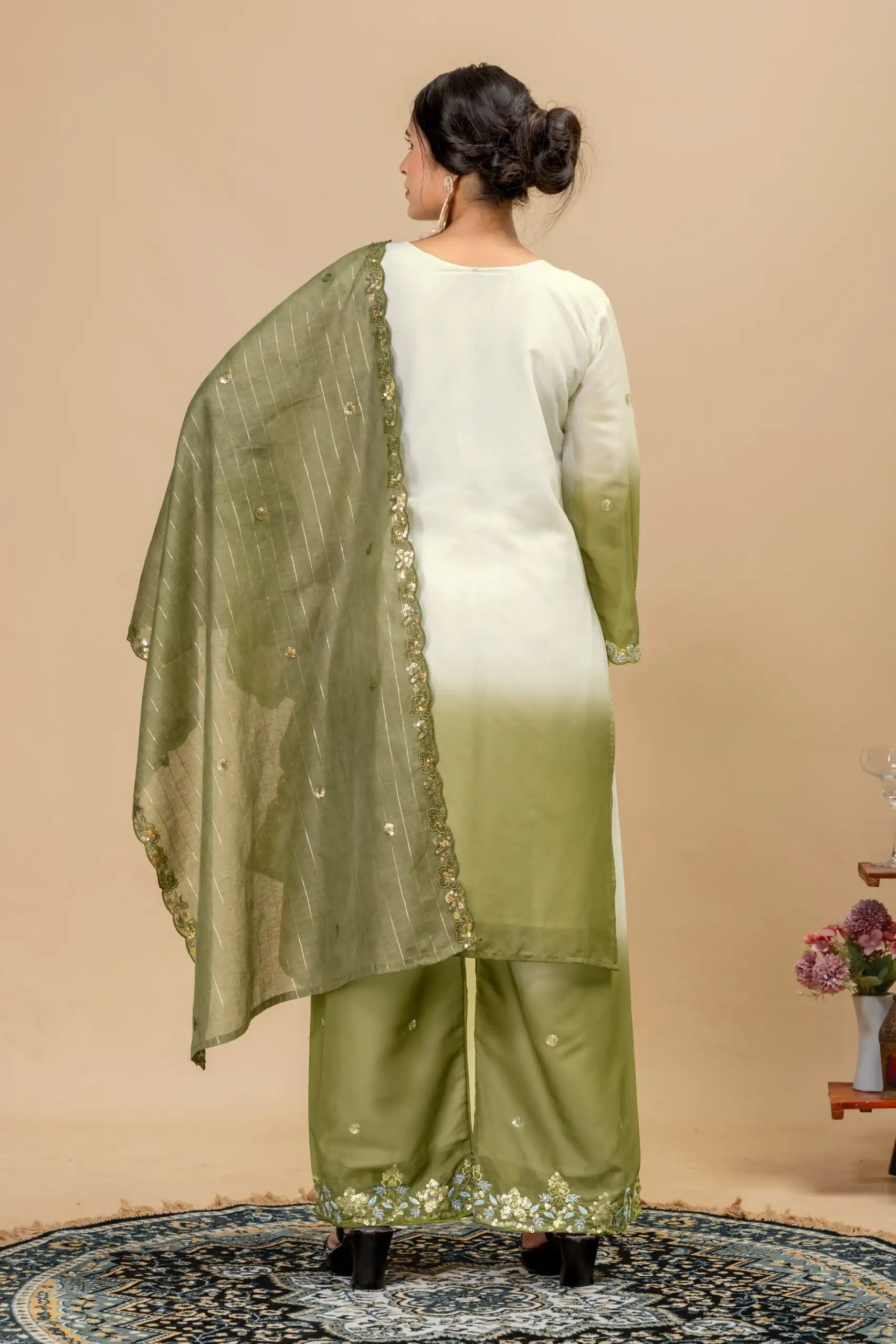ST 1198 Mehandi  in Star Georgette Embroidery Work Salwar Suit . Introductory Price ₹2399. Delivery 4-6 Working Days. Shop now. | Jump Suits, Salwar suit, Casual Suits, Creative suits, Designer Suits, Palazzo Suits, Party Wear Suits, Patiala Suits, Straight Suits