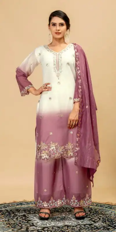ST 1198 Onion  in Star Georgette Embroidery Work Salwar Suit . Introductory Price ₹2399. Delivery 4-6 Working Days. Shop now. | Jump Suits, Salwar suit, Casual Suits, Creative suits, Designer Suits, Palazzo Suits, Party Wear Suits, Patiala Suits, Straight Suits