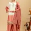 ST 1198 Rust  in Star Georgette Embroidery Work Salwar Suit . Introductory Price ₹2399. Delivery 4-6 Working Days. Shop now. | Jump Suits, Salwar suit, Casual Suits, Creative suits, Designer Suits, Palazzo Suits, Party Wear Suits, Patiala Suits, Straight Suits