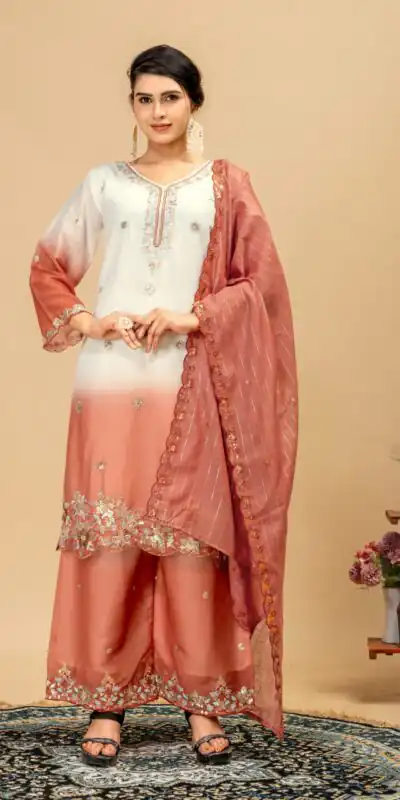 ST 1198 Rust in Star Georgette Embroidery Work Salwar Suit . Introductory Price ₹2399. Delivery 4-6 Working Days. Shop now. | Jump Suits, Salwar suit, Casual Suits, Creative suits, Designer Suits, Palazzo Suits, Party Wear Suits, Patiala Suits, Straight Suits