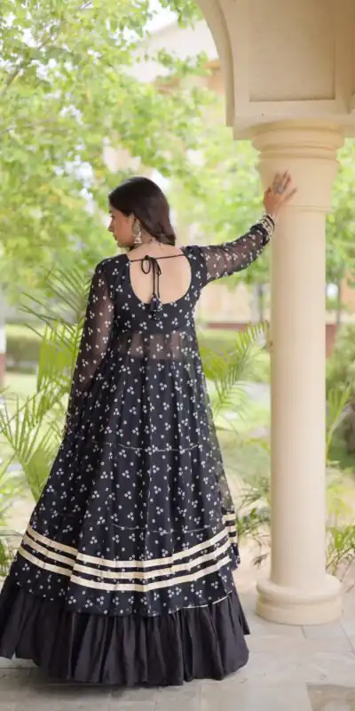 KA 5081 Black| Faux Georgette Lehenga Choli with Embroidery Work & Lace Work. Special Price ₹3099. Delivery 4-6 Working Days. Shop now. | Lehenga, Bollywood Lehenga, Creative Lehenga, Designer Lehenga, Embroidered Lehenga, Party Wear Lehenga
