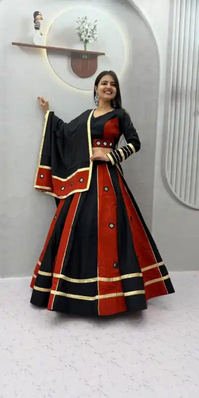 PC 599 Black Roman Silk Lehenga Choli Perfect for Wedding, Party, Eid, Reception, Durga Puja – Available at ₹2899 only. Delivery 4-6 Working Days. Shop now. | Lehenga, Bollywood Lehenga, Creative Lehenga, Designer Lehenga, Embroidered Lehenga, Party Wear Lehenga