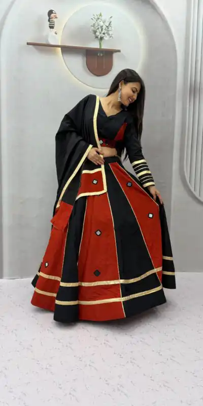PC 599 Black Roman Silk Lehenga Choli Perfect for Wedding, Party, Eid, Reception, Durga Puja – Available at ₹2899 only. Delivery 4-6 Working Days. Shop now. | Lehenga, Bollywood Lehenga, Creative Lehenga, Designer Lehenga, Embroidered Lehenga, Party Wear Lehenga