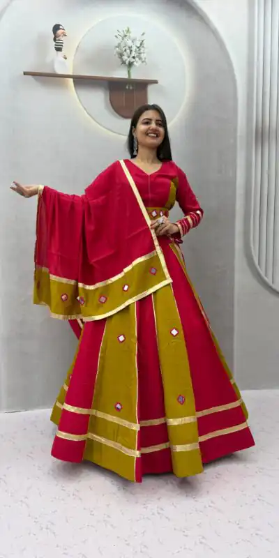 PC 599 Mustered Roman Silk Lehenga Choli Perfect for Wedding, Party, Eid, Reception, Durga Puja Available at ₹2899 only. Delivery 4-6 Working Days. Shop now. | Lehenga, Bollywood Lehenga, Creative Lehenga, Designer Lehenga, Embroidered Lehenga, Party Wear Lehenga
