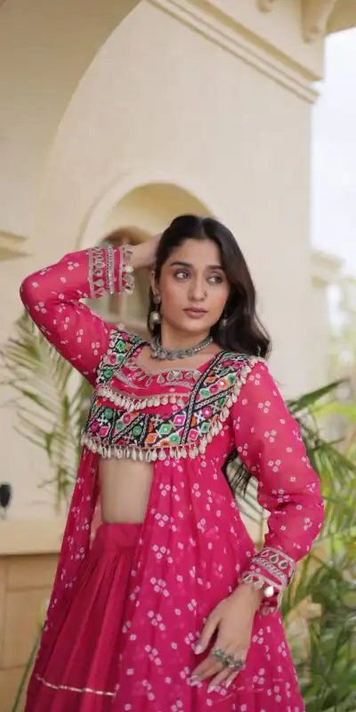 KA 5081 Pink| Faux Georgette Lehenga Choli with Embroidery Work & Lace Work. Special Price ₹3099. Delivery 4-6 Working Days. Shop now. | Lehenga, Bollywood Lehenga, Creative Lehenga, Designer Lehenga, Embroidered Lehenga, Party Wear Lehenga