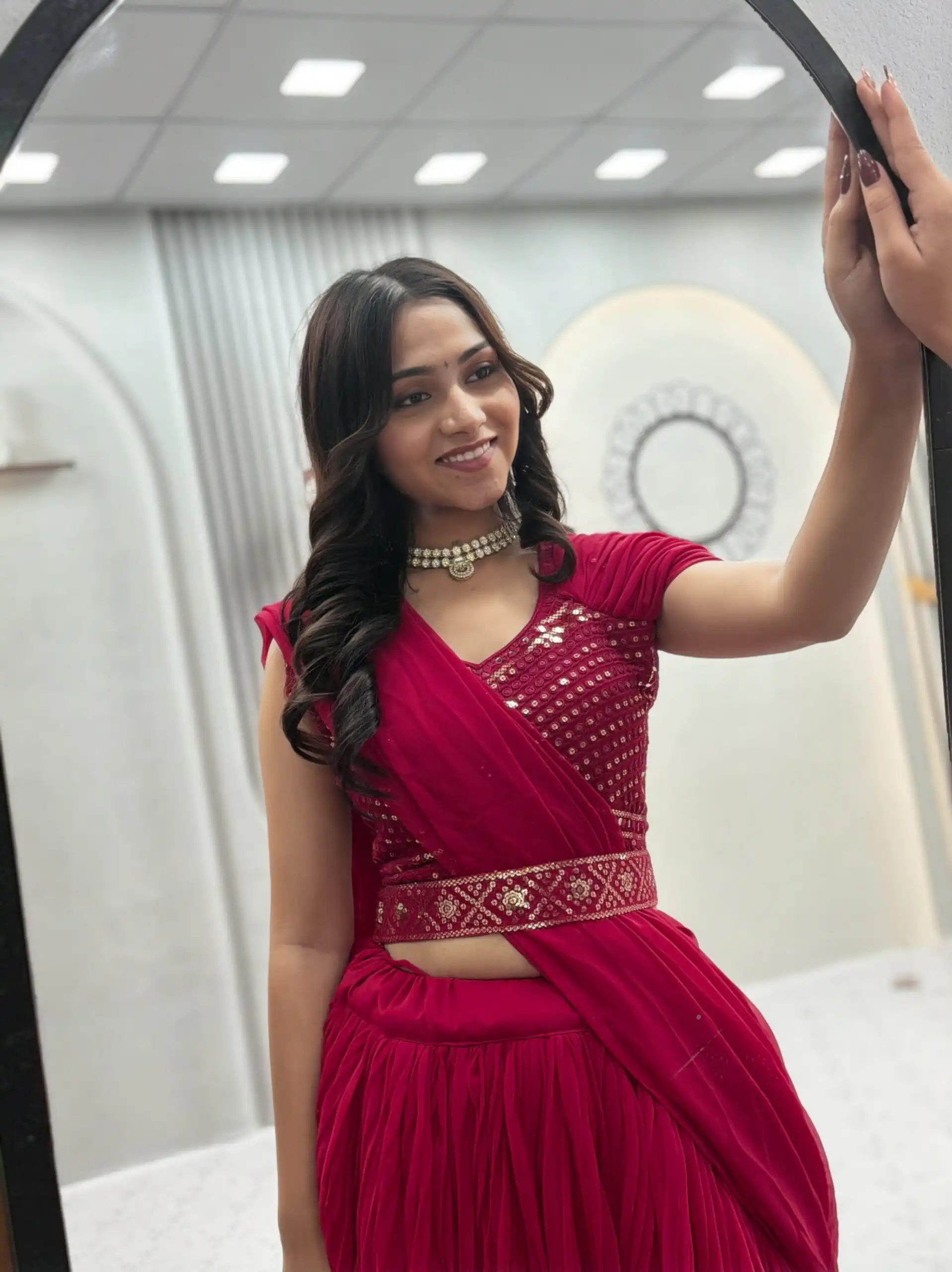 Ram 193 Pink | Faux Georgette Lehenga Choli with Embroidery Work & Lace Work. Special Price ₹2149. Delivery 4-6 Working Days. Shop now. | Lehenga, Bollywood Lehenga, Creative Lehenga, Designer Lehenga, Embroidered Lehenga, Party Wear Lehenga