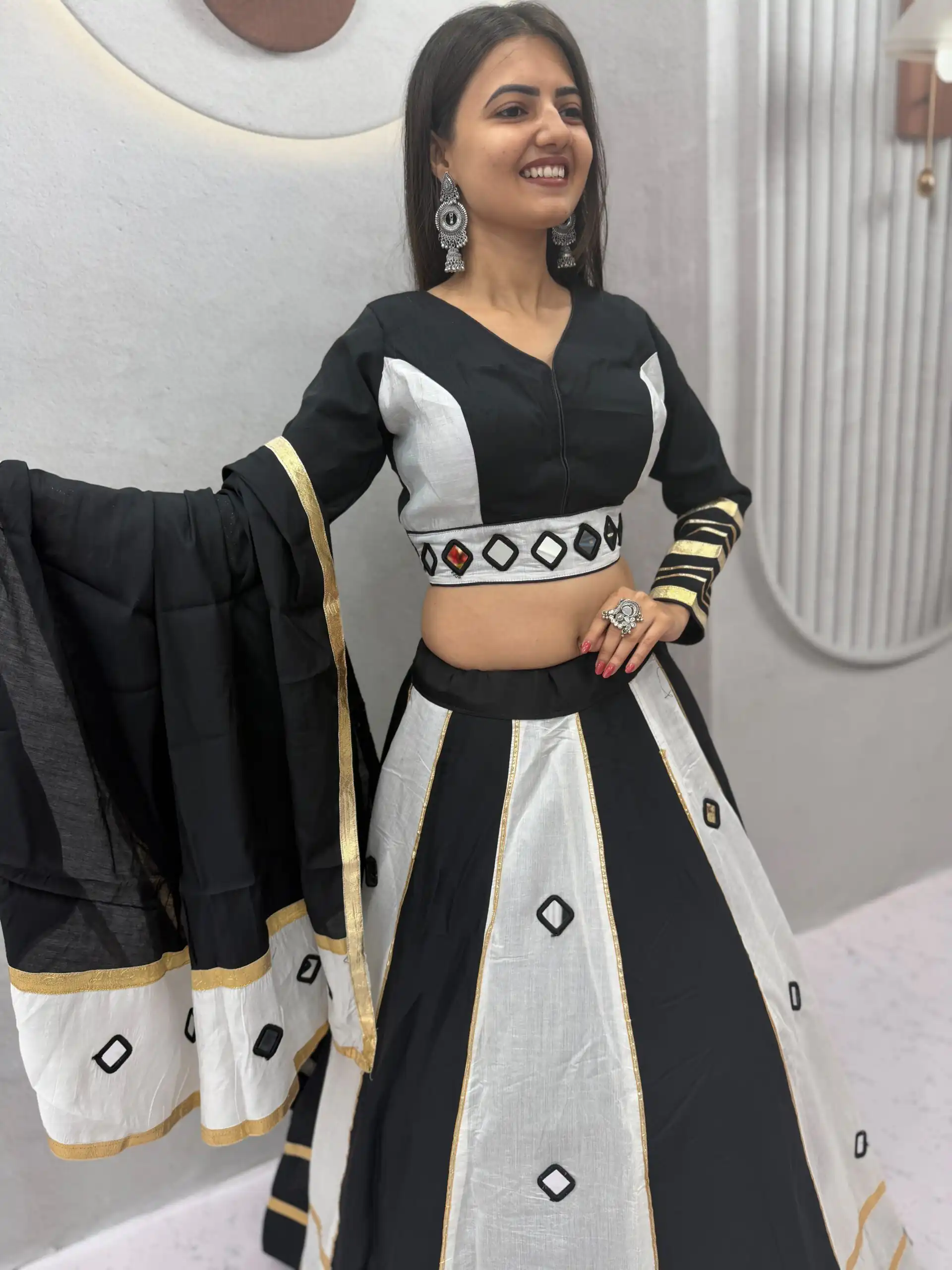 PC 599 White Roman Silk Lehenga Choli Perfect for Wedding, Party, Eid, Reception, Durga Puja Available at ₹2899 only. Delivery 4-6 Working Days. Shop now. | Lehenga, Bollywood Lehenga, Creative Lehenga, Designer Lehenga, Embroidered Lehenga, Party Wear Lehenga