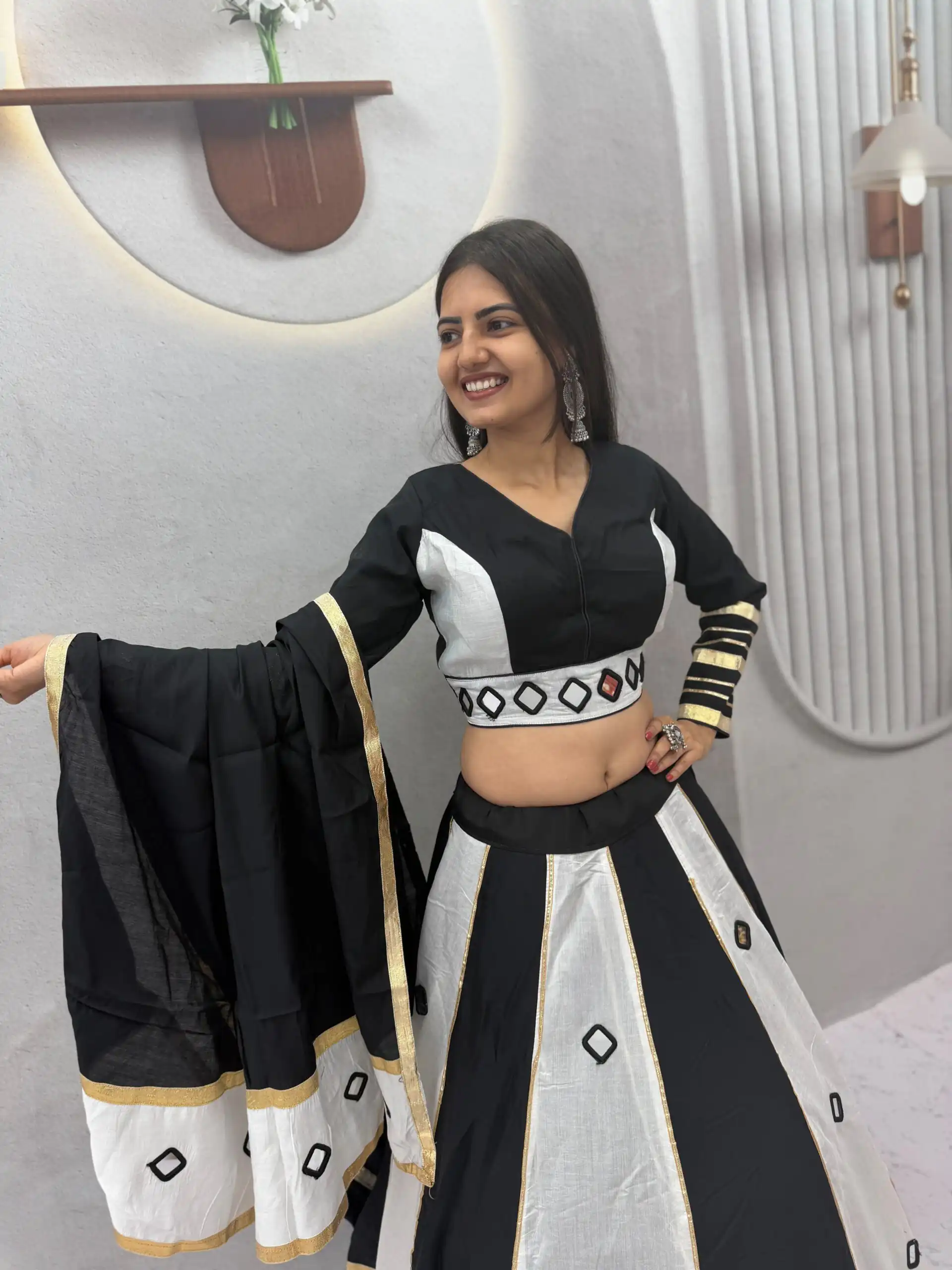 PC 599 White Roman Silk Lehenga Choli Perfect for Wedding, Party, Eid, Reception, Durga Puja Available at ₹2899 only. Delivery 4-6 Working Days. Shop now. | Lehenga, Bollywood Lehenga, Creative Lehenga, Designer Lehenga, Embroidered Lehenga, Party Wear Lehenga
