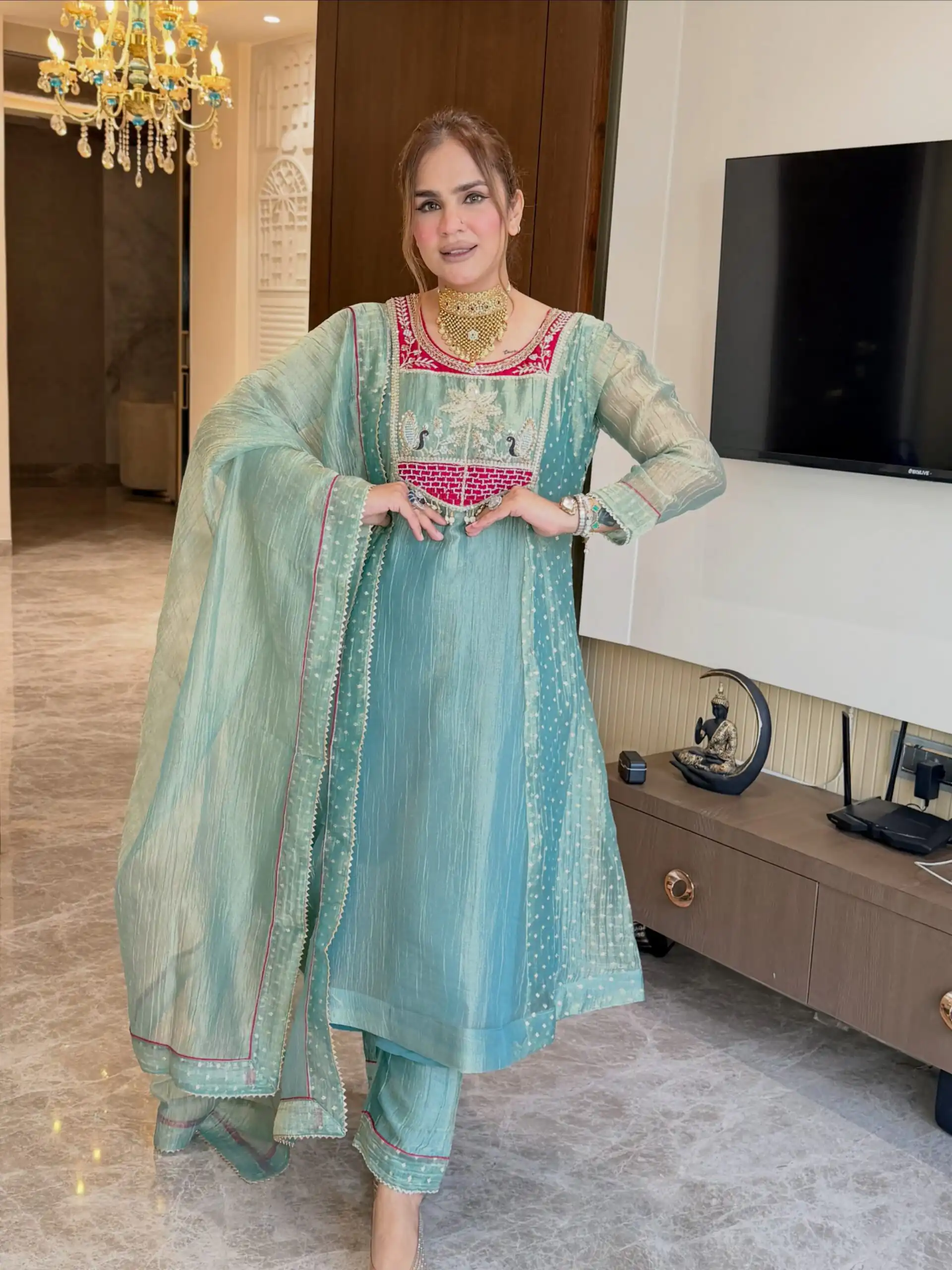 WW 1281 Blue in Salsa Silk Embroidery Work & Sequins Work Salwar Suit . Get it for ₹2899. Delivery 4-6 Working Days. Shop now. | Jump Suits, Salwar suit, Casual Suits, Creative suits, Designer Suits, Palazzo Suits, Party Wear Suits, Patiala Suits, Straight Suits