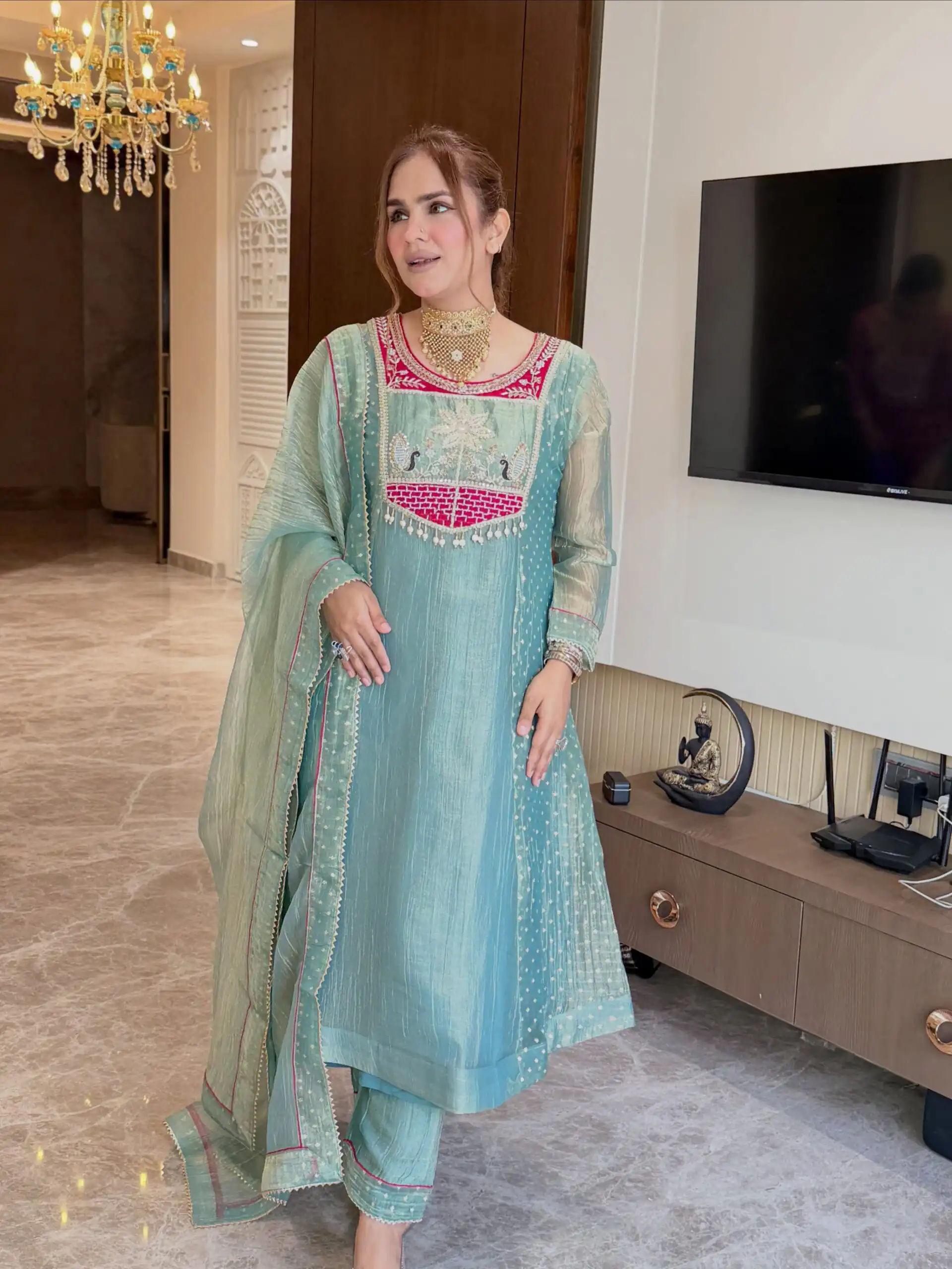 WW 1281 Blue in Salsa Silk Embroidery Work & Sequins Work Salwar Suit . Get it for ₹2899. Delivery 4-6 Working Days. Shop now. | Jump Suits, Salwar suit, Casual Suits, Creative suits, Designer Suits, Palazzo Suits, Party Wear Suits, Patiala Suits, Straight Suits