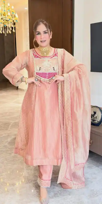 WW 1281 Peach in Salsa Silk Embroidery Work & Sequins Work Salwar Suit . Get it for ₹2899. Delivery 4-6 Working Days. Shop now. | Jump Suits, Salwar suit, Casual Suits, Creative suits, Designer Suits, Palazzo Suits, Party Wear Suits, Patiala Suits, Straight Suits