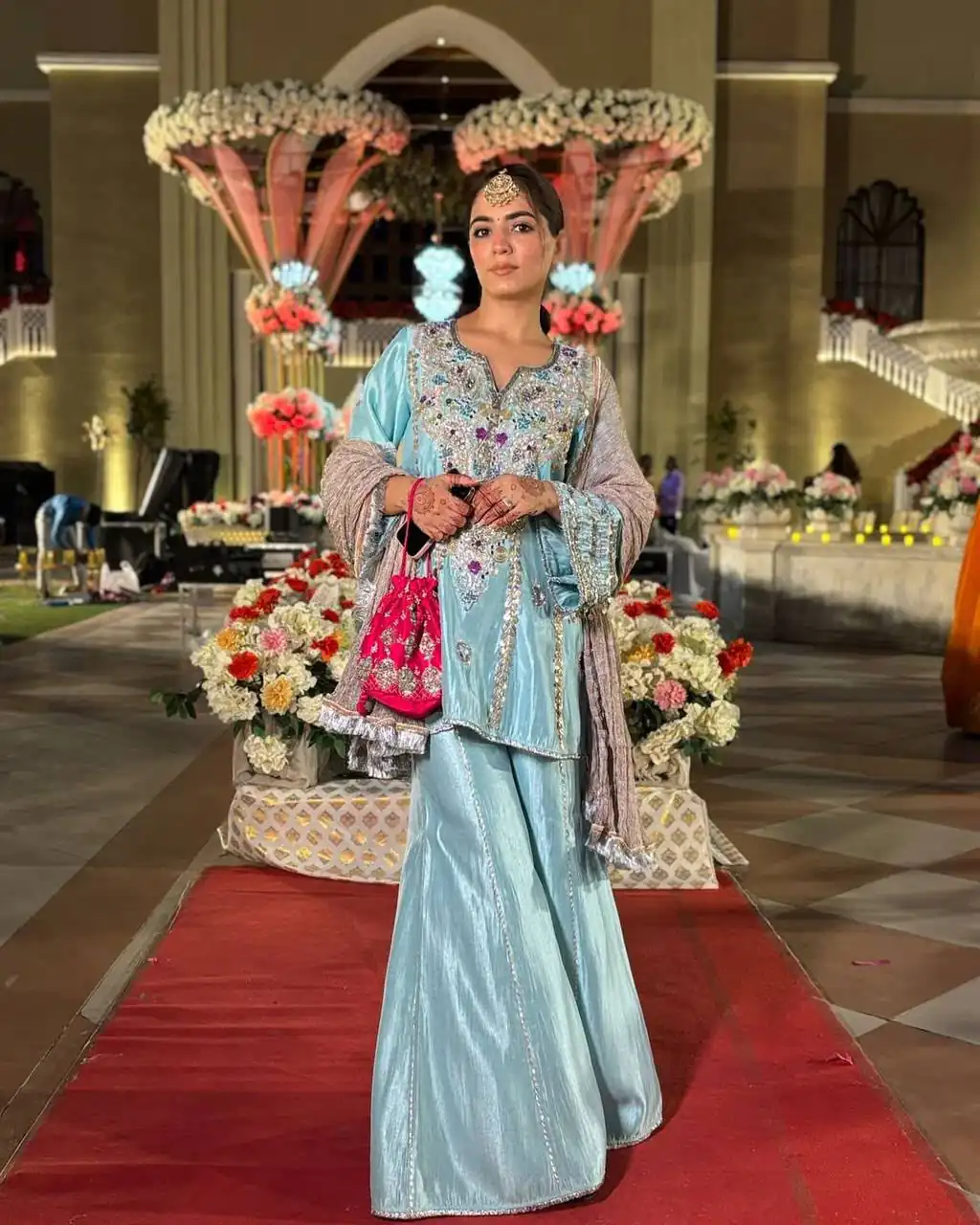 DB 003 Blue in Color Natural Crepe Embroidery Work Salwar Suit . Affordable Price ₹2299. Delivery 4-6 Working Days. Shop now. | Jump Suits, Salwar suit, Casual Suits, Creative suits, Designer Suits, Palazzo Suits, Party Wear Suits, Patiala Suits, Straight Suits