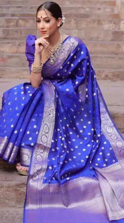 KP 7000 Blue Soft Lichi Silk Cloth Saree Perfect for Wedding, Party, Family Gatherings, Sangeet, Ethnic Day – . Festive Deal ₹1549. Delivery 4-6 Working | Sarees, Bollywood Sarees, Creative Sarees, Designer Sarees, Embroidered Sarees, Ethnic Saree, Modern Digital sarees, Party Wear Sarees