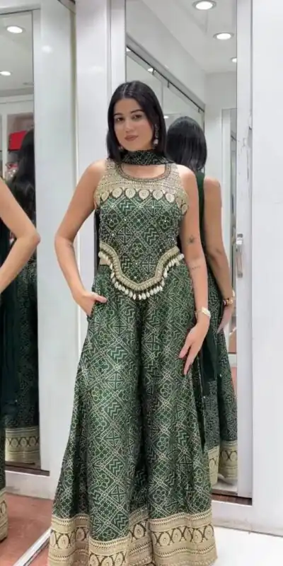 ST 228 Green Colour Digital Print Salwar Suit in Black Faux Georgette. Now at just ₹2099. Delivery 4-6 Working Days. Shop now. | Jump Suits, Salwar suit, Casual Suits, Creative suits, Designer Suits, Palazzo Suits, Party Wear Suits, Patiala Suits, Straight Suits