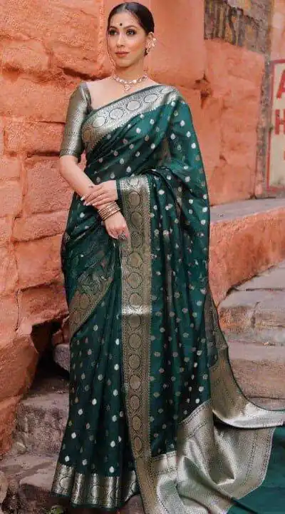 KP 7000 Green Soft Lichi Silk Cloth Saree Perfect for Wedding, Party, Family Gatherings, Sangeet, Ethnic Day – . Festive Deal ₹1549. Delivery 4-6 Working | Sarees, Bollywood Sarees, Creative Sarees, Designer Sarees, Embroidered Sarees, Ethnic Saree, Modern Digital sarees, Party Wear Sarees