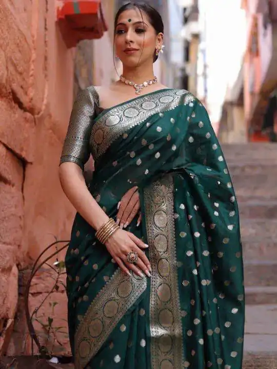 KP 7000 Green Soft Lichi Silk Cloth Saree Perfect for Wedding, Party, Family Gatherings, Sangeet, Ethnic Day – . Festive Deal ₹1549. Delivery 4-6 Working | Sarees, Bollywood Sarees, Creative Sarees, Designer Sarees, Embroidered Sarees, Ethnic Saree, Modern Digital sarees, Party Wear Sarees