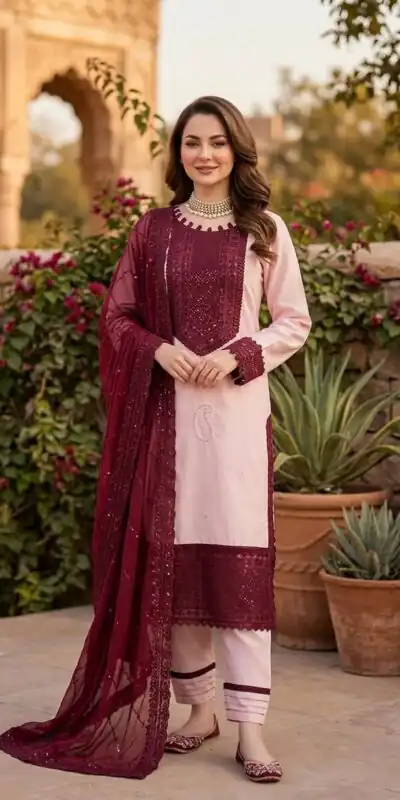 KD 1593 Maroon in Color Natural Crepe Embroidery Work Salwar Suit . Affordable Price ₹2399. Delivery 4-6 Working Days. Shop now. | Jump Suits, Salwar suit, Casual Suits, Creative suits, Designer Suits, Palazzo Suits, Party Wear Suits, Patiala Suits, Straight Suits