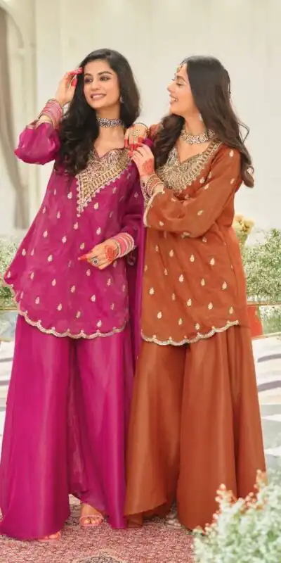 ST 243 Pink Color Natural Crep Salwar Suit with Embroidery Work. Wedding, Party, Festive, Best Price ₹2199. Delivery 4-6 Working Days. Shop now. | Jump Suits, Salwar suit, Casual Suits, Creative suits, Designer Suits, Palazzo Suits, Party Wear Suits, Patiala Suits, Straight Suits