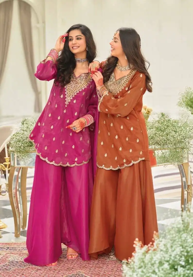 ST 243 Pink Color Natural Crep Salwar Suit with Embroidery Work. Wedding, Party, Festive, Best Price ₹2199. Delivery 4-6 Working Days. Shop now. | Jump Suits, Salwar suit, Casual Suits, Creative suits, Designer Suits, Palazzo Suits, Party Wear Suits, Patiala Suits, Straight Suits
