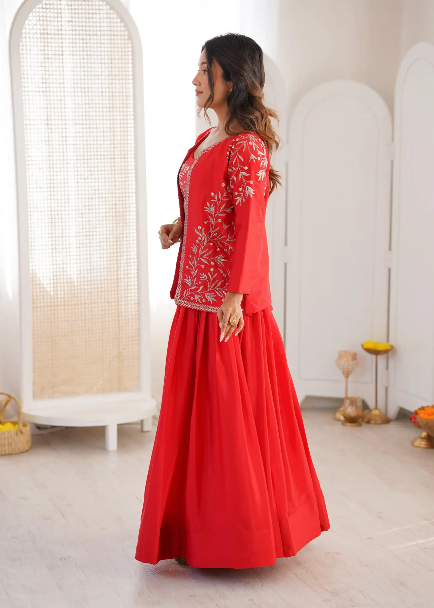 SP 67 Red Shiny Chinon Silk Sequence Work Lehenga Choli Perfect for Wedding, Party, Ganesh Chaturthi, Baby Shower, Makar Affordable Price ₹2199. /- | Lehenga, Bollywood Lehenga, Creative Lehenga, Designer Lehenga, Embroidered Lehenga, Party Wear Lehenga