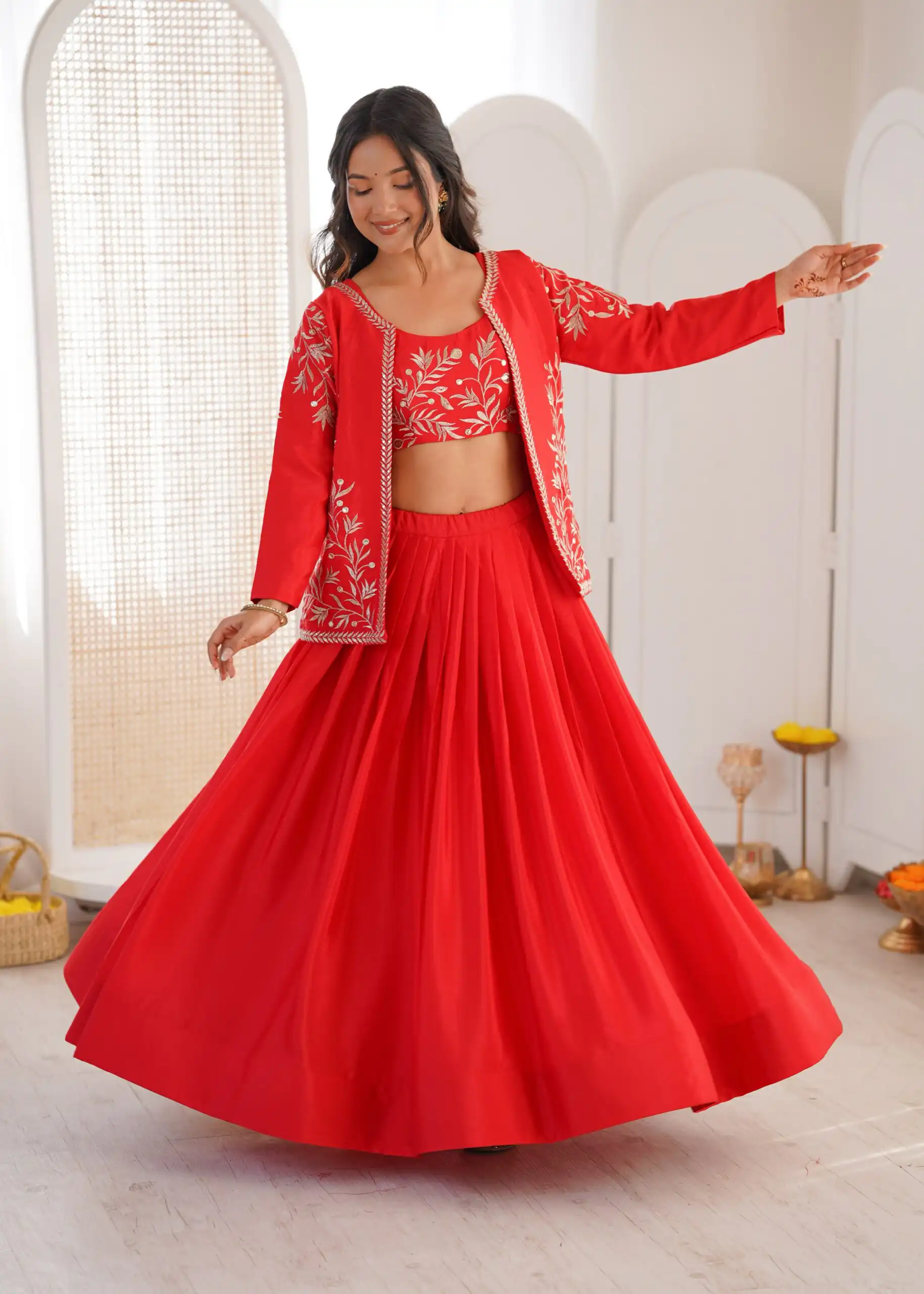SP 67 Red Shiny Chinon Silk Sequence Work Lehenga Choli Perfect for Wedding, Party, Ganesh Chaturthi, Baby Shower, Makar Affordable Price ₹2199. /- | Lehenga, Bollywood Lehenga, Creative Lehenga, Designer Lehenga, Embroidered Lehenga, Party Wear Lehenga