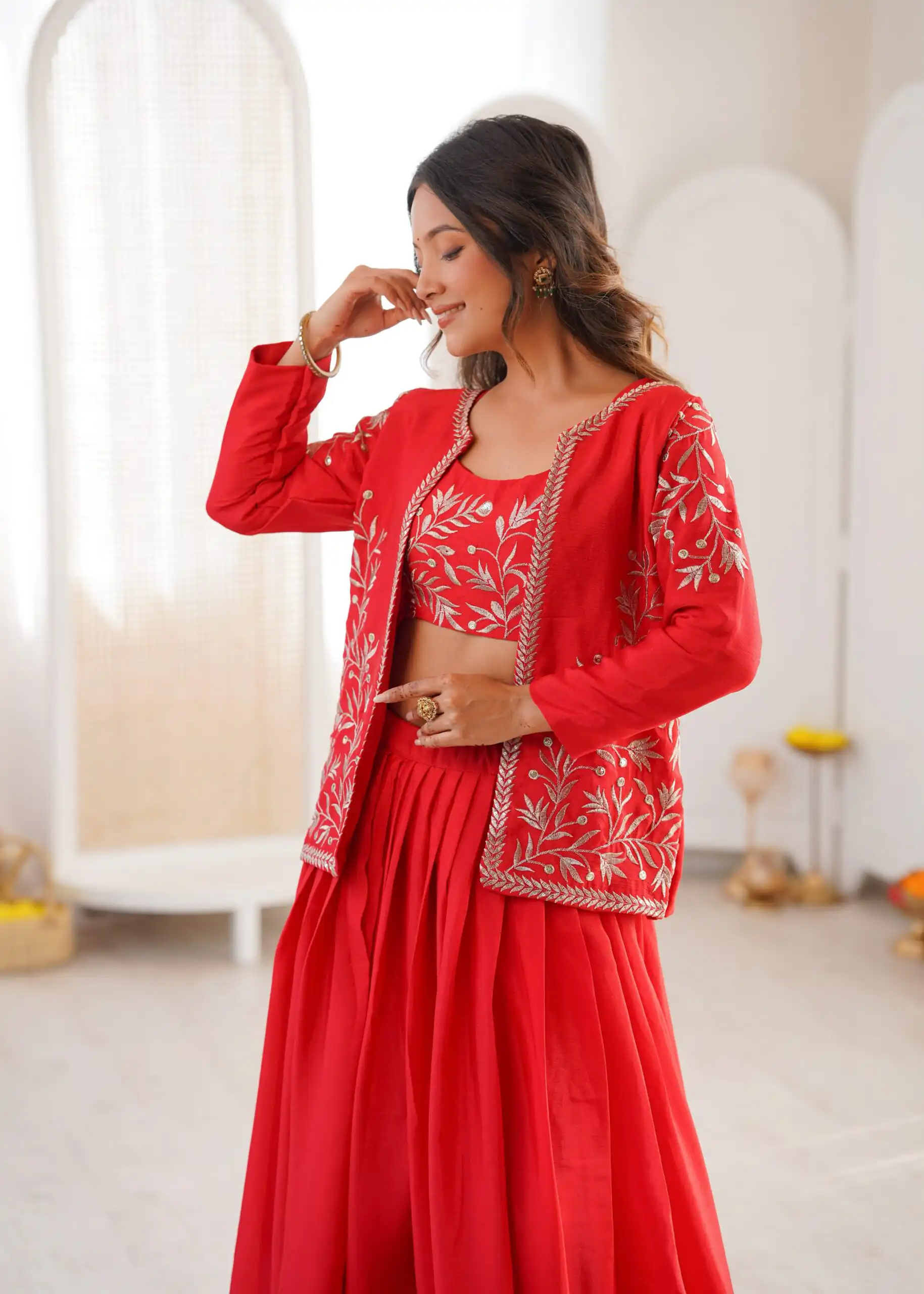 SP 67 Red Shiny Chinon Silk Sequence Work Lehenga Choli Perfect for Wedding, Party, Ganesh Chaturthi, Baby Shower, Makar Affordable Price ₹2199. /- | Lehenga, Bollywood Lehenga, Creative Lehenga, Designer Lehenga, Embroidered Lehenga, Party Wear Lehenga
