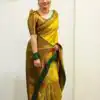 KP 4039 Yellow Soft Lichi Silk Cloth Saree Perfect for Wedding, Party, Family Gatherings, Sangeet, Festive Deal ₹1599. Delivery 4-6 Working Days | Sarees, Bollywood Sarees, Creative Sarees, Designer Sarees, Embroidered Sarees, Ethnic Saree, Modern Digital sarees, Party Wear Sarees
