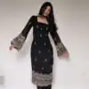 ST 1146 Black in Faux Georgette Embroidery Work Salwar Suit . Available at ₹2099 only. Delivery 4-6 Working Days. Shop now. | Jump Suits, Salwar suit, Casual Suits, Creative suits, Designer Suits, Palazzo Suits, Party Wear Suits, Patiala Suits, Straight Suits