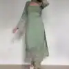 ST 1146 Pista in Faux Georgette Embroidery Work Salwar Suit . Available at ₹2099 only. Delivery 4-6 Working Days. Shop now. | Jump Suits, Salwar suit, Casual Suits, Creative suits, Designer Suits, Palazzo Suits, Party Wear Suits, Patiala Suits, Straight Suits