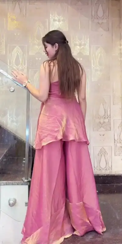NF 1273 Peach Fendy Silk Salwar Suitwith Embroidery Work & Lace Work. Now at just ₹2449. Delivery 4-6 Working Days. Shop now. | Jump Suits, Salwar suit, Casual Suits, Creative suits, Designer Suits, Palazzo Suits, Party Wear Suits, Patiala Suits, Straight Suits