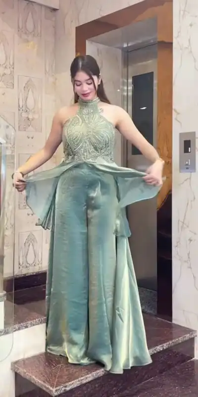 NF 1273 Teal Fendy Silk Salwar Suitwith Embroidery Work & Lace Work. Now at just ₹2449. Delivery 4-6 Working Days. Shop now. | Jump Suits, Salwar suit, Casual Suits, Creative suits, Designer Suits, Palazzo Suits, Party Wear Suits, Patiala Suits, Straight Suits