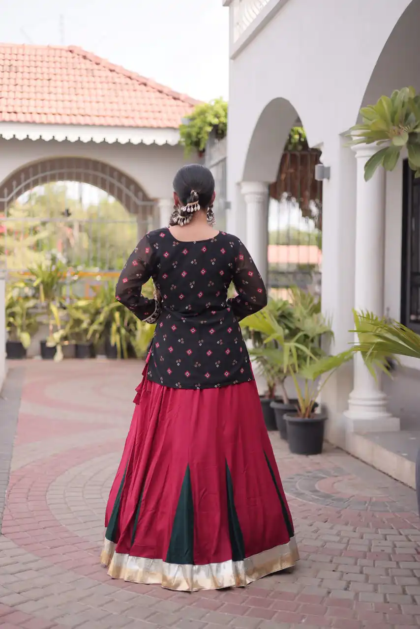 KA 5076 Black Rayon Embroidery Work & Cowrie Work Lehenga Choli . Grab it for ₹2749. Delivery 4-6 Working Days. Shop now. | Lehenga, Bollywood Lehenga, Creative Lehenga, Designer Lehenga, Embroidered Lehenga, Party Wear Lehenga